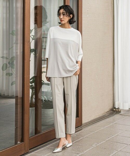 la.f...(大きいサイズ) / ラ・エフ(おおきいサイズ) その他パンツ | 【大きいサイズ】【biyori/新色追加】""ノンストレス""脚線美トラックパンツ≪洗濯機で洗える≫ | 詳細19