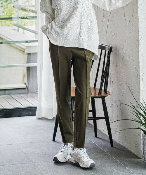 la.f...(大きいサイズ) / ラ・エフ(おおきいサイズ) その他パンツ | 【大きいサイズ】【biyori/新色追加】""ノンストレス""脚線美トラックパンツ≪洗濯機で洗える≫ | 詳細30