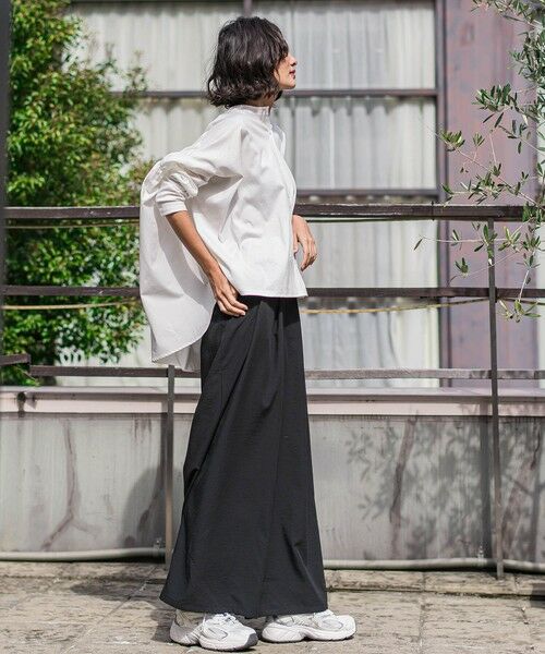 la.f...(大きいサイズ) / ラ・エフ(おおきいサイズ) その他パンツ | 【大きいサイズ】【biyori】""楽ちんキレイ""リネン風ワイドパンツ≪洗濯機で洗える≫ | 詳細4