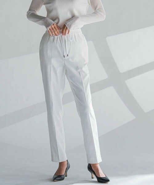 la.f...(大きいサイズ) / ラ・エフ(おおきいサイズ) その他パンツ | 【WEB限定/大きいサイズ】シェルタリングテーパードパンツ≪洗濯機で洗える≫ | 詳細2