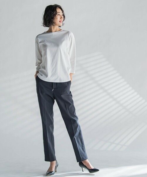 la.f...(大きいサイズ) / ラ・エフ(おおきいサイズ) その他パンツ | 【WEB限定/大きいサイズ】シェルタリングテーパードパンツ≪洗濯機で洗える≫ | 詳細19