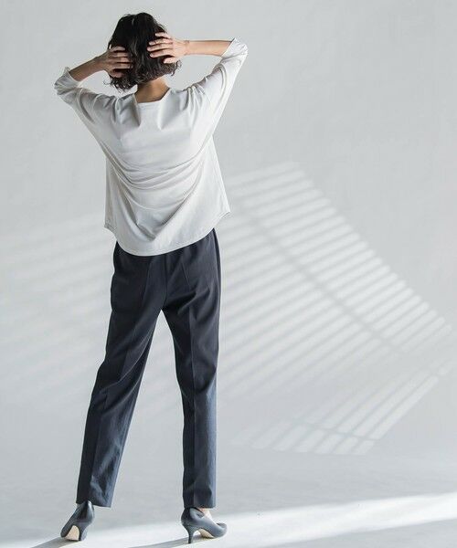 la.f...(大きいサイズ) / ラ・エフ(おおきいサイズ) その他パンツ | 【WEB限定/大きいサイズ】シェルタリングテーパードパンツ≪洗濯機で洗える≫ | 詳細20