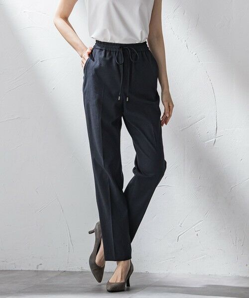 la.f...(大きいサイズ) / ラ・エフ(おおきいサイズ) その他パンツ | 【WEB限定/大きいサイズ】シェルタリングテーパードパンツ≪洗濯機で洗える≫ | 詳細26