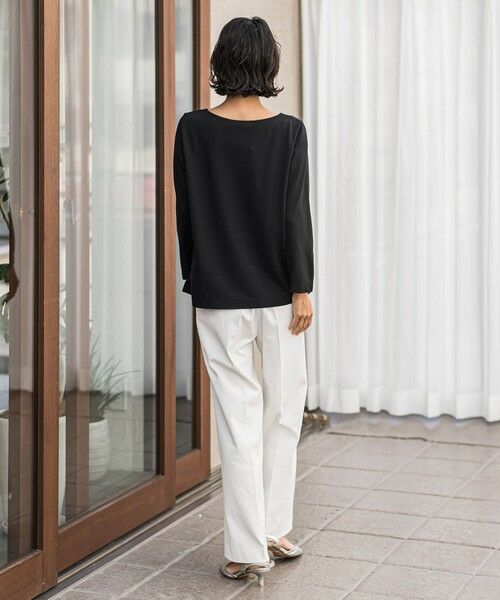 la.f...(大きいサイズ) / ラ・エフ(おおきいサイズ) その他パンツ | 【WEB限定/大きいサイズ】シェルタリングワイドパンツ≪洗濯機で洗える≫ | 詳細4