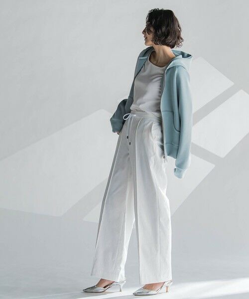 la.f...(大きいサイズ) / ラ・エフ(おおきいサイズ) その他パンツ | 【WEB限定/大きいサイズ】シェルタリングワイドパンツ≪洗濯機で洗える≫ | 詳細12