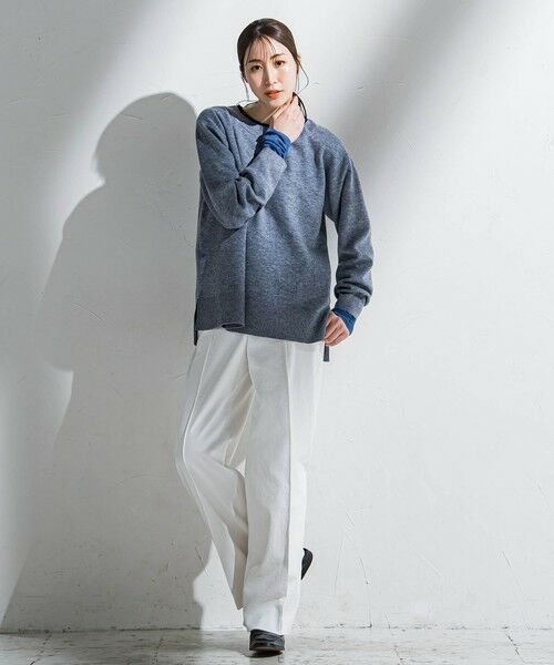 la.f...(大きいサイズ) / ラ・エフ(おおきいサイズ) その他パンツ | 【WEB限定/大きいサイズ】シェルタリングワイドパンツ≪洗濯機で洗える≫ | 詳細26