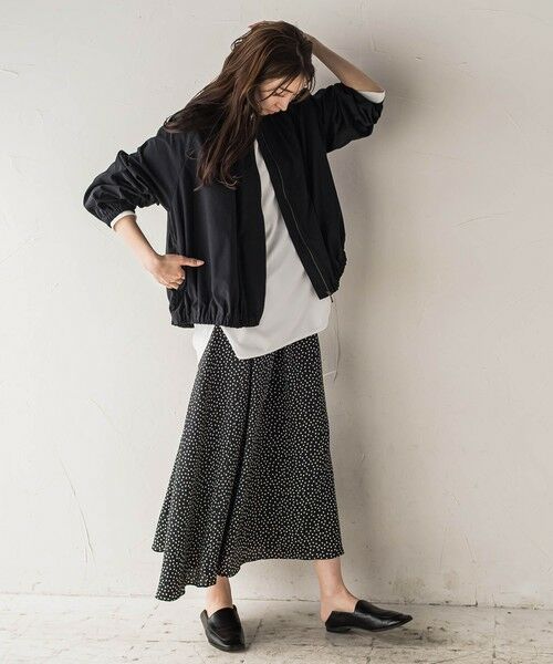 la.f...(大きいサイズ) / ラ・エフ(おおきいサイズ) ミニ・ひざ丈スカート | 【大きいサイズ】【biyori/ノンアイロン】艶めきスカート≪洗濯機で洗える≫ | 詳細17