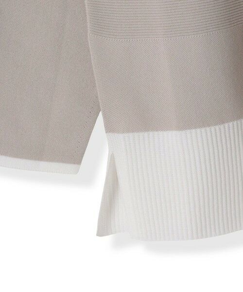 la.f...(大きいサイズ) / ラ・エフ(おおきいサイズ) ニット・セーター | 【大きいサイズ】コットン混ブレンドニット≪手洗い可能≫ | 詳細20