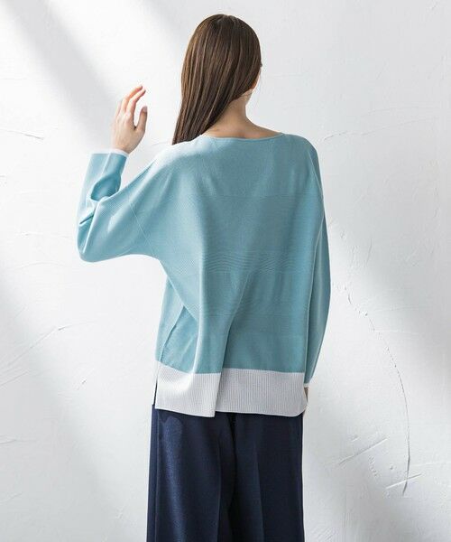 la.f...(大きいサイズ) / ラ・エフ(おおきいサイズ) ニット・セーター | 【大きいサイズ】コットン混ブレンドニット≪手洗い可能≫ | 詳細25