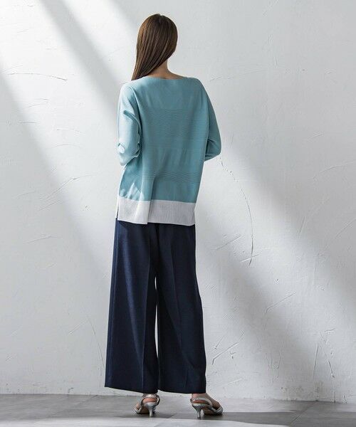 la.f...(大きいサイズ) / ラ・エフ(おおきいサイズ) ニット・セーター | 【大きいサイズ】コットン混ブレンドニット≪手洗い可能≫ | 詳細28