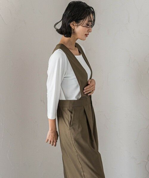 la.f...(大きいサイズ) / ラ・エフ(おおきいサイズ) サロペット・オールインワン | 【大きいサイズ】オールインワンワイドパンツ | 詳細21