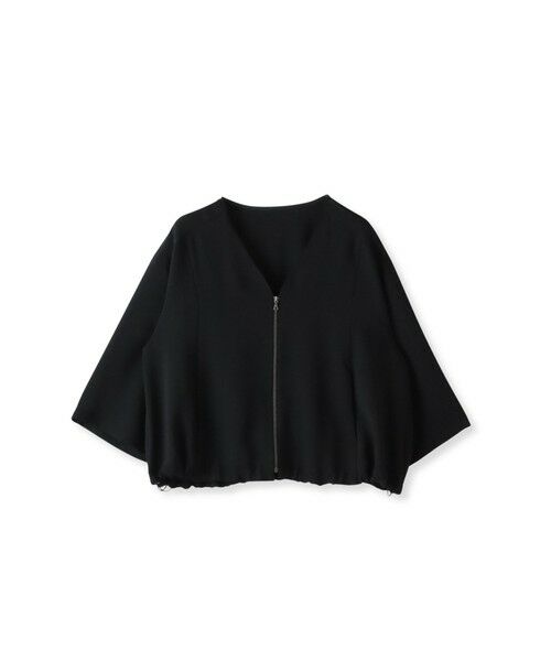 la.f...(大きいサイズ) / ラ・エフ(おおきいサイズ) テーラードジャケット | 【大きいサイズ】【旅楽シリーズ】”シワレス”ジップアップブルゾン≪洗濯機で洗える≫ | 詳細6