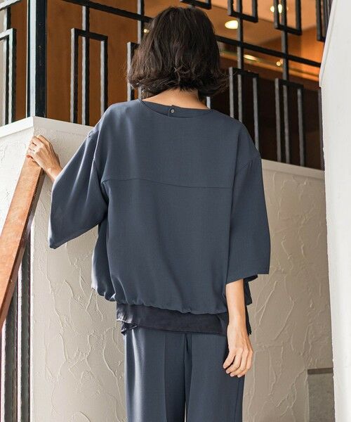 la.f...(大きいサイズ) / ラ・エフ(おおきいサイズ) テーラードジャケット | 【大きいサイズ】【旅楽シリーズ】”シワレス”ジップアップブルゾン≪洗濯機で洗える≫ | 詳細8