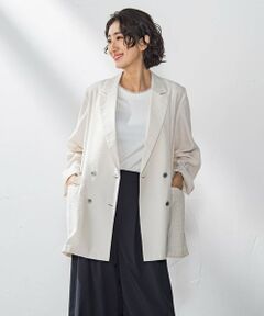 la.f...(大きいサイズ) / ラ・エフ(おおきいサイズ) テーラードジャケット | 【大きいサイズ】シアージャケット≪手洗い可能≫