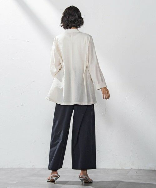 la.f...(大きいサイズ) / ラ・エフ(おおきいサイズ) テーラードジャケット | 【大きいサイズ】シアージャケット≪手洗い可能≫ | 詳細22