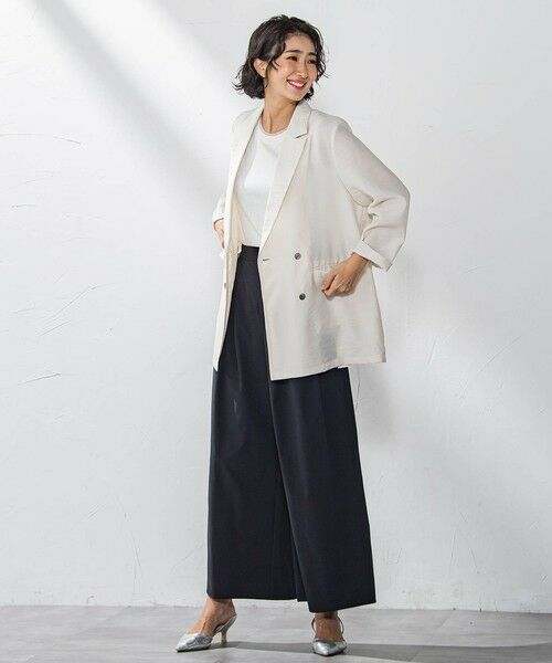 la.f...(大きいサイズ) / ラ・エフ(おおきいサイズ) テーラードジャケット | 【大きいサイズ】シアージャケット≪手洗い可能≫ | 詳細23