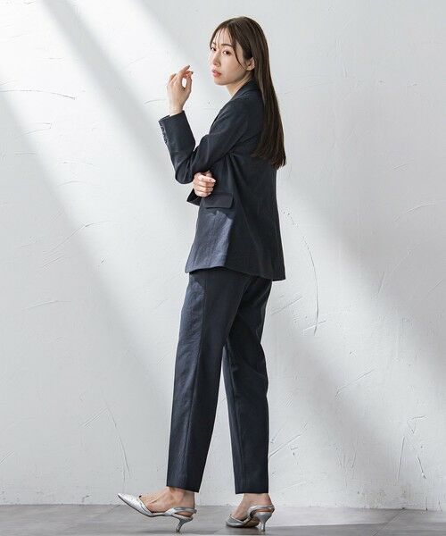 la.f...(大きいサイズ) / ラ・エフ(おおきいサイズ) テーラードジャケット | 【大きいサイズ】シェルタリングジャケット≪洗濯機で洗える≫ | 詳細8