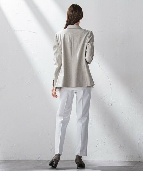 la.f...(大きいサイズ) / ラ・エフ(おおきいサイズ) テーラードジャケット | 【大きいサイズ】シェルタリングジャケット≪洗濯機で洗える≫ | 詳細16