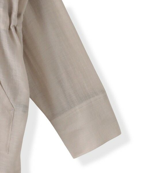 la.f...(大きいサイズ) / ラ・エフ(おおきいサイズ) テーラードジャケット | 【大きいサイズ】ポケット付きシアーシャツジャケット≪洗濯機で洗える≫ | 詳細29