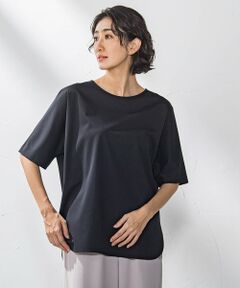 la.f...(大きいサイズ) / ラ・エフ(おおきいサイズ) カットソー | 【大きいサイズ】バックサテンカットソー≪洗濯機で洗える≫