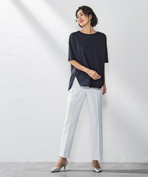 la.f...(大きいサイズ) / ラ・エフ(おおきいサイズ) カットソー | 【大きいサイズ】バックサテンカットソー≪洗濯機で洗える≫ | 詳細25