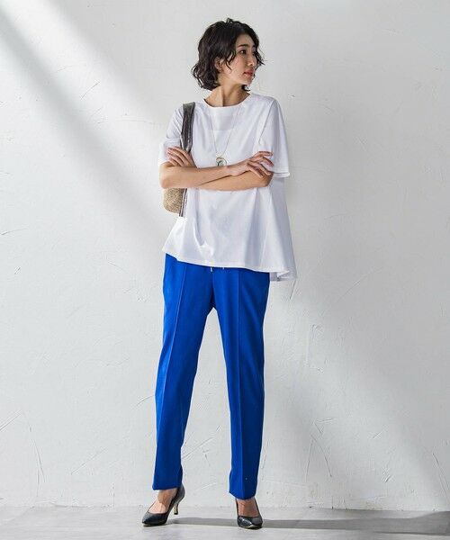 la.f...(大きいサイズ) / ラ・エフ(おおきいサイズ) カットソー | 【大きいサイズ】バックフレアカットソー≪洗濯機で洗える≫ | 詳細11