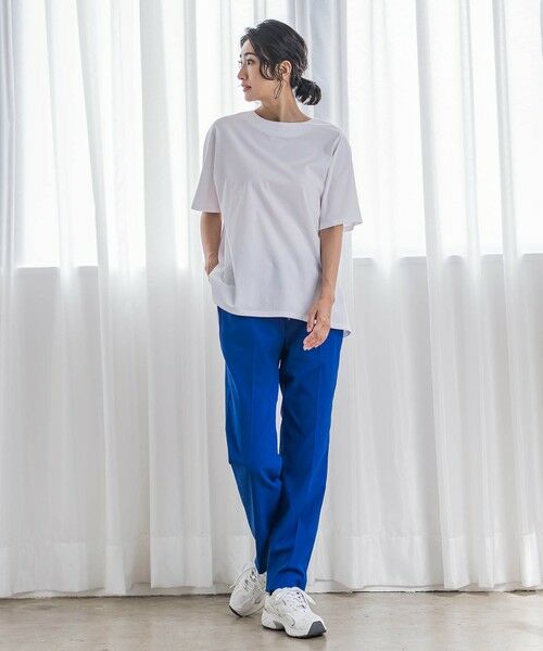 la.f...(大きいサイズ) / ラ・エフ(おおきいサイズ) カットソー | 【大きいサイズ】バックフレアカットソー≪洗濯機で洗える≫ | 詳細3