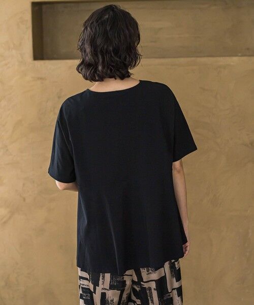 la.f...(大きいサイズ) / ラ・エフ(おおきいサイズ) カットソー | 【大きいサイズ】バックフレアカットソー≪洗濯機で洗える≫ | 詳細17