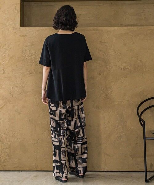 la.f...(大きいサイズ) / ラ・エフ(おおきいサイズ) カットソー | 【大きいサイズ】バックフレアカットソー≪洗濯機で洗える≫ | 詳細18