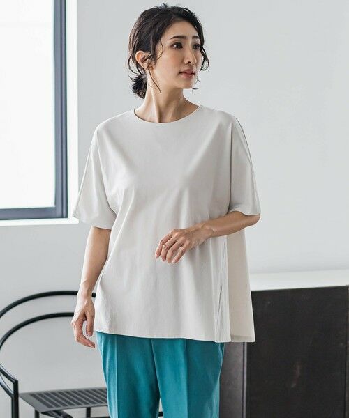 la.f...(大きいサイズ) / ラ・エフ(おおきいサイズ) カットソー | 【大きいサイズ】バックフレアカットソー≪洗濯機で洗える≫ | 詳細26