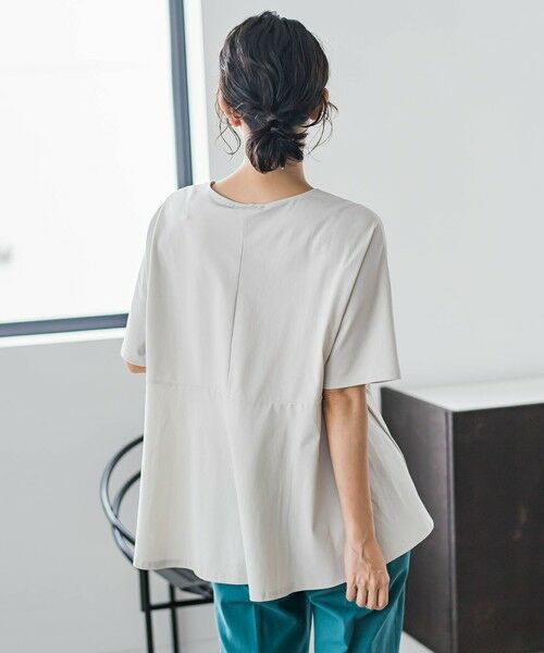 la.f...(大きいサイズ) / ラ・エフ(おおきいサイズ) カットソー | 【大きいサイズ】バックフレアカットソー≪洗濯機で洗える≫ | 詳細27