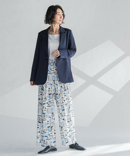 la.f...(大きいサイズ) / ラ・エフ(おおきいサイズ) その他パンツ | 【大きいサイズ】幾何柄パンツ≪洗濯機で洗える≫ | 詳細3