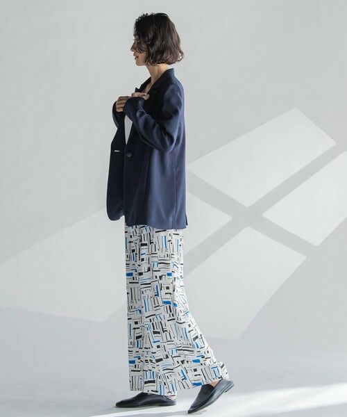 la.f...(大きいサイズ) / ラ・エフ(おおきいサイズ) その他パンツ | 【大きいサイズ】幾何柄パンツ≪洗濯機で洗える≫ | 詳細4