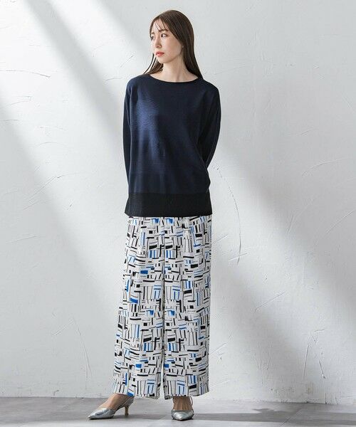 la.f...(大きいサイズ) / ラ・エフ(おおきいサイズ) その他パンツ | 【大きいサイズ】幾何柄パンツ≪洗濯機で洗える≫ | 詳細7