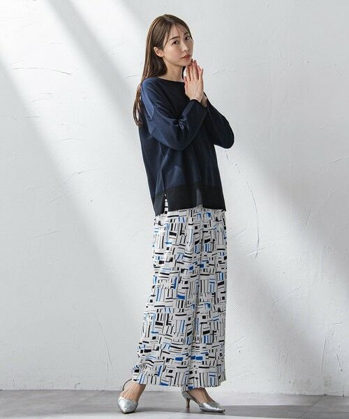 la.f...(大きいサイズ) / ラ・エフ(おおきいサイズ) その他パンツ | 【大きいサイズ】幾何柄パンツ≪洗濯機で洗える≫ | 詳細8