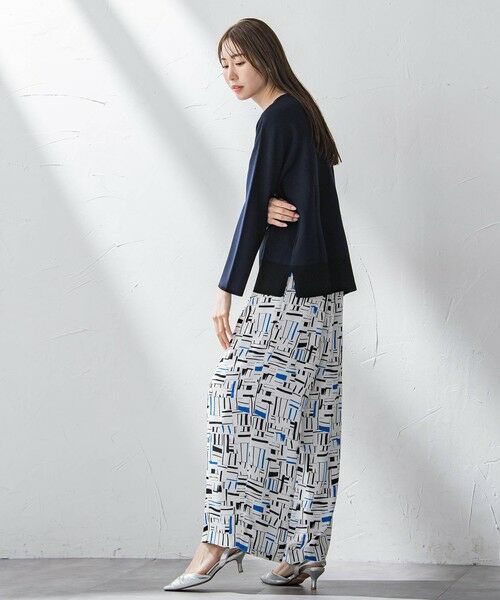 la.f...(大きいサイズ) / ラ・エフ(おおきいサイズ) その他パンツ | 【大きいサイズ】幾何柄パンツ≪洗濯機で洗える≫ | 詳細9