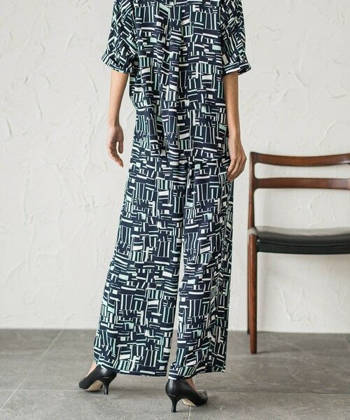 la.f...(大きいサイズ) / ラ・エフ(おおきいサイズ) その他パンツ | 【大きいサイズ】幾何柄パンツ≪洗濯機で洗える≫ | 詳細14