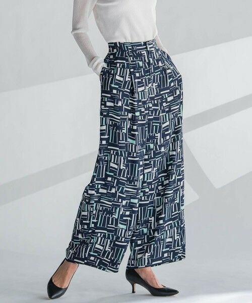 la.f...(大きいサイズ) / ラ・エフ(おおきいサイズ) その他パンツ | 【大きいサイズ】幾何柄パンツ≪洗濯機で洗える≫ | 詳細19