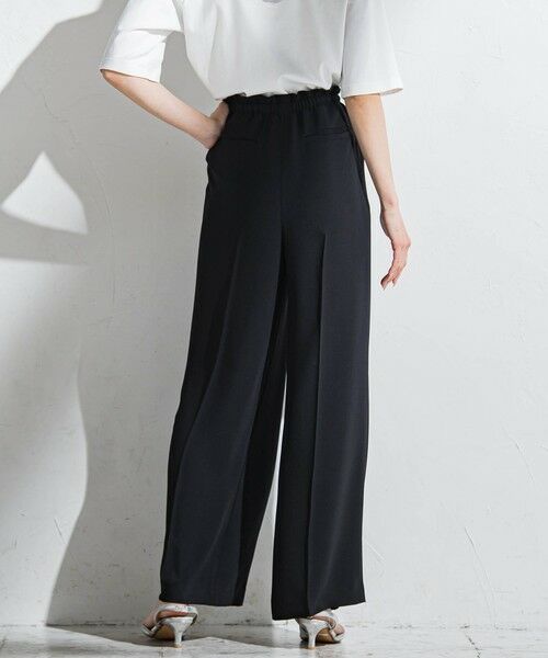 la.f...(大きいサイズ) / ラ・エフ(おおきいサイズ) その他パンツ | 【大きいサイズ】【旅楽シリーズ】”シワレス”ワイドパンツ≪洗濯機で洗える≫ | 詳細2