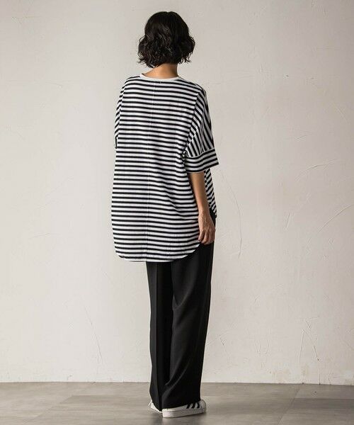 la.f...(大きいサイズ) / ラ・エフ(おおきいサイズ) その他パンツ | 【大きいサイズ】【旅楽シリーズ】”シワレス”ワイドパンツ≪洗濯機で洗える≫ | 詳細6