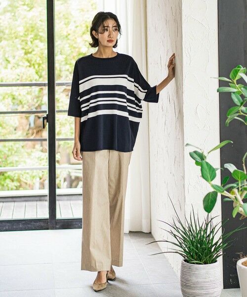 la.f...(大きいサイズ) / ラ・エフ(おおきいサイズ) その他パンツ | 【大きいサイズ】バックラッシュリネン混パンツ≪洗濯機で洗える≫ | 詳細23