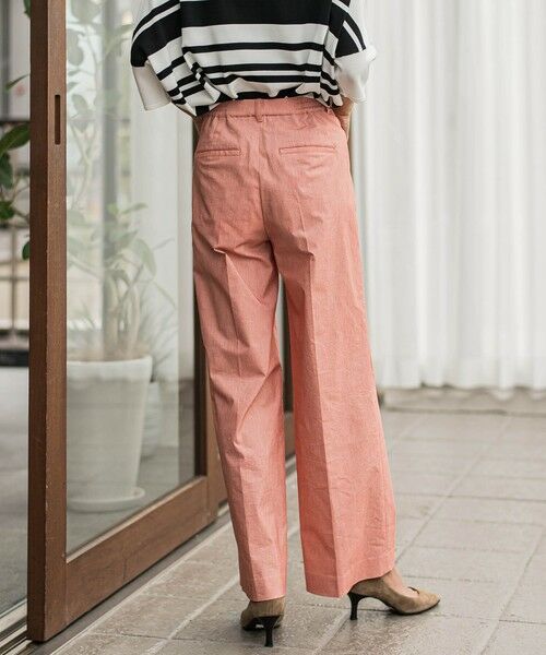 la.f...(大きいサイズ) / ラ・エフ(おおきいサイズ) その他パンツ | 【大きいサイズ】バックラッシュリネン混パンツ≪洗濯機で洗える≫ | 詳細28