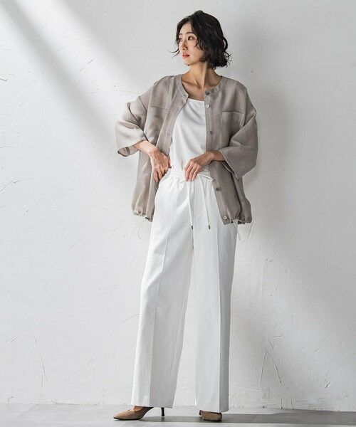 la.f...(大きいサイズ) / ラ・エフ(おおきいサイズ) その他パンツ | 【大きいサイズ】【biyori】シェルタリングドライオックスワイドパンツ≪洗濯機で洗える≫ | 詳細11