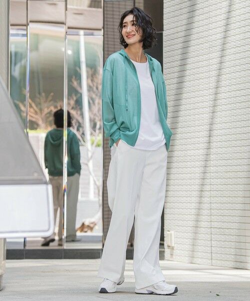 la.f...(大きいサイズ) / ラ・エフ(おおきいサイズ) その他パンツ | 【大きいサイズ】【biyori】シェルタリングドライオックスワイドパンツ≪洗濯機で洗える≫ | 詳細15