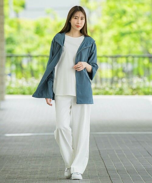 la.f...(大きいサイズ) / ラ・エフ(おおきいサイズ) その他パンツ | 【大きいサイズ】【biyori】シェルタリングドライオックスワイドパンツ≪洗濯機で洗える≫ | 詳細3