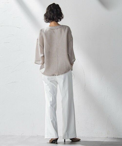 la.f...(大きいサイズ) / ラ・エフ(おおきいサイズ) その他パンツ | 【大きいサイズ】【biyori】シェルタリングドライオックスワイドパンツ≪洗濯機で洗える≫ | 詳細9