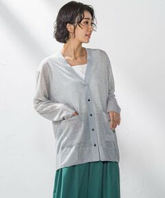 la.f...(大きいサイズ) / ラ・エフ(おおきいサイズ) カーディガン・ボレロ | 【大きいサイズ】ニットカーディガン≪手洗い可能≫