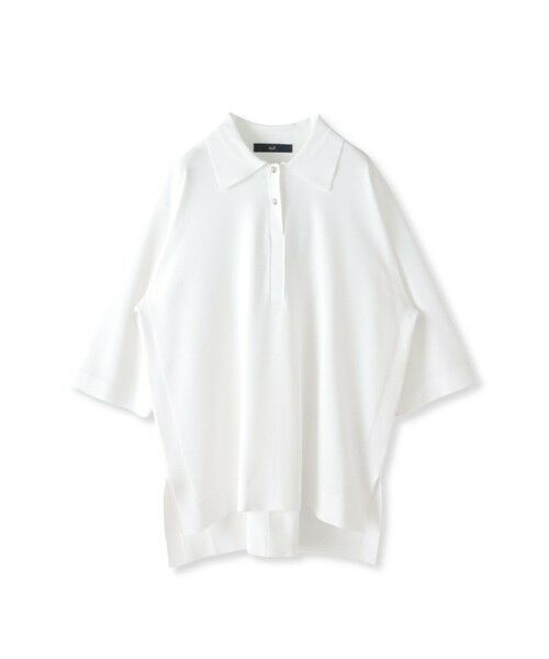 la.f...(大きいサイズ) / ラ・エフ(おおきいサイズ) ニット・セーター | 【大きいサイズ】襟付きニット≪手洗い可能≫ | 詳細9