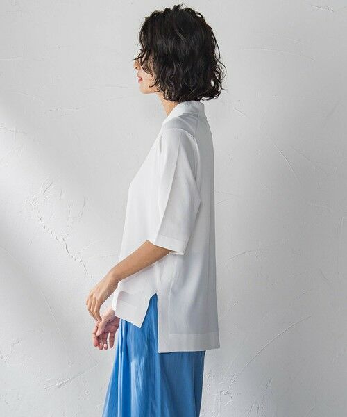 la.f...(大きいサイズ) / ラ・エフ(おおきいサイズ) ニット・セーター | 【大きいサイズ】襟付きニット≪手洗い可能≫ | 詳細2