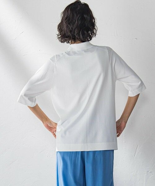 la.f...(大きいサイズ) / ラ・エフ(おおきいサイズ) ニット・セーター | 【大きいサイズ】襟付きニット≪手洗い可能≫ | 詳細3